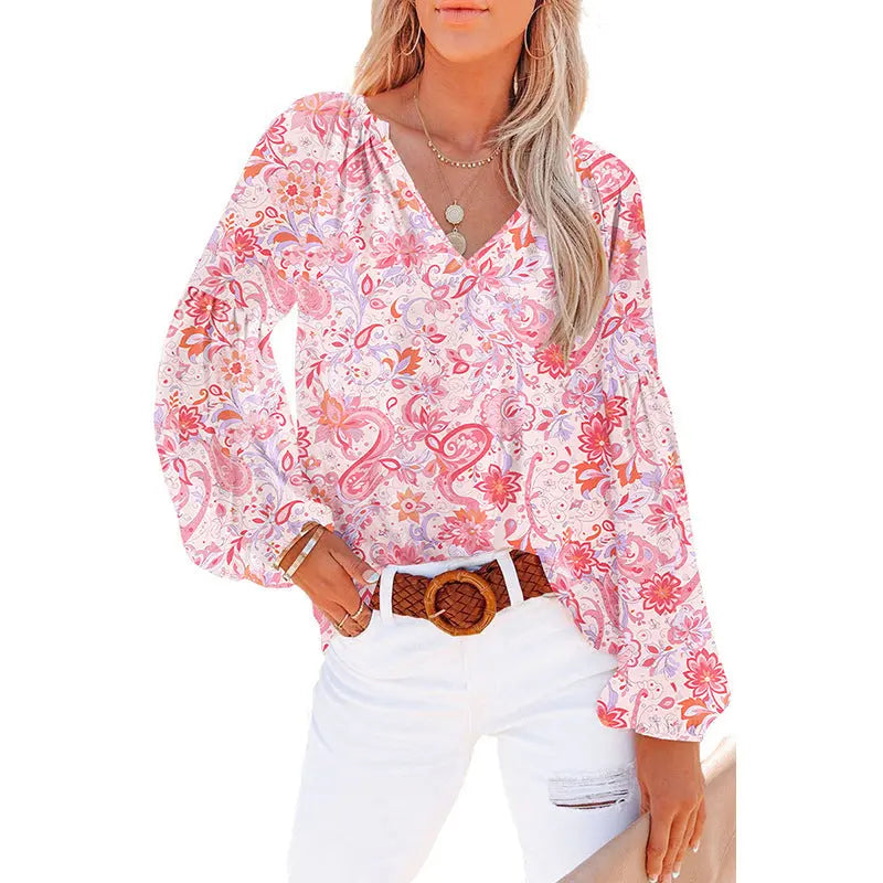 Women's Floral Blouse - Veryra