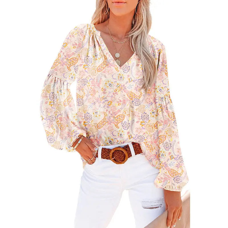 Women's Floral Blouse - Veryra