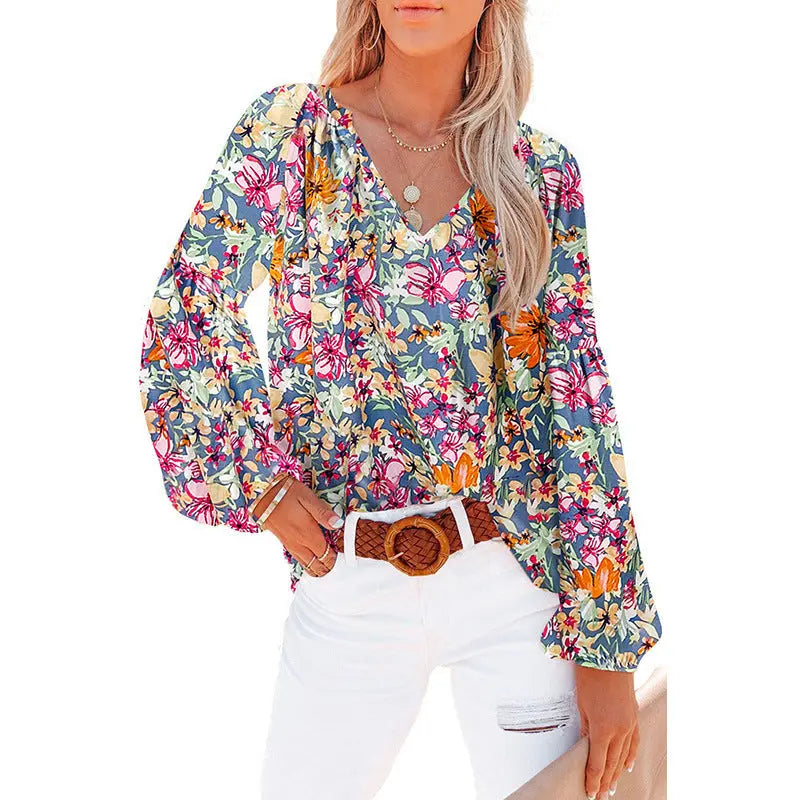 Women's Floral Blouse - Veryra