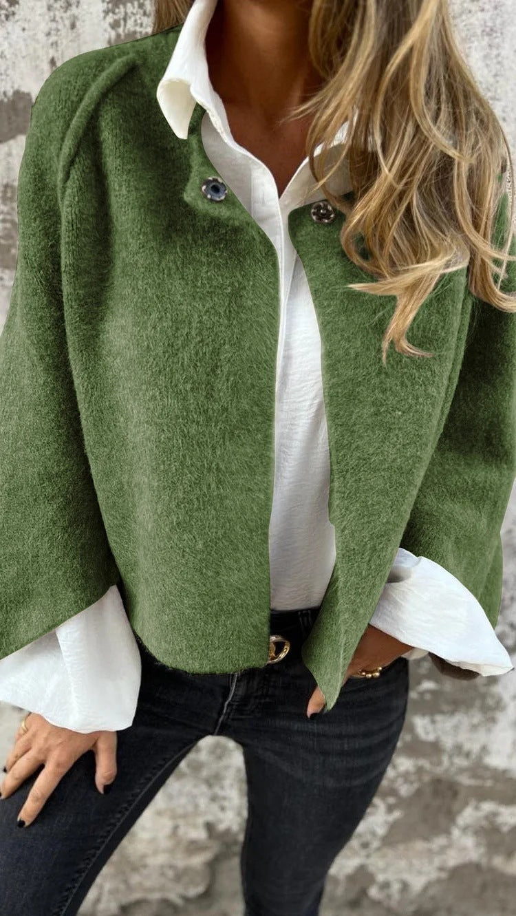 ELAINE | Veste courte avec des manches élégantes évasées null