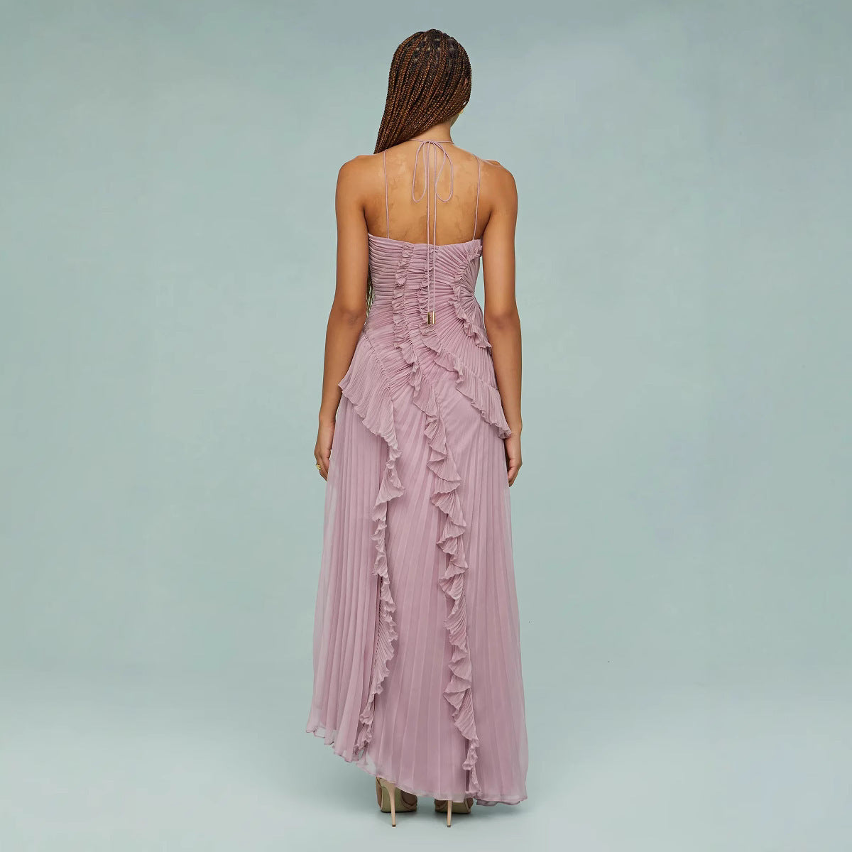 Éliane – Violet Dress with a Relaxed Fit (Copy) - Veryra