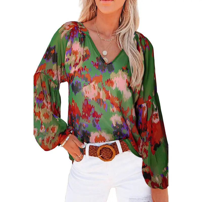 Women's Floral Blouse - Veryra