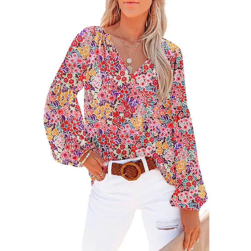 Women's Floral Blouse - Veryra