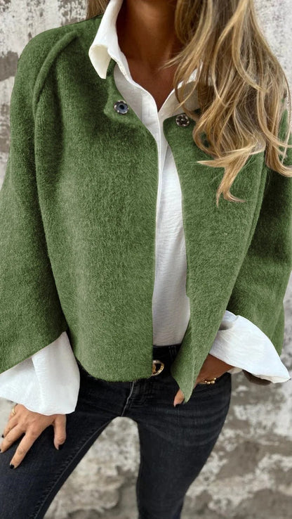 ELAINE | Veste courte avec des manches élégantes évasées null