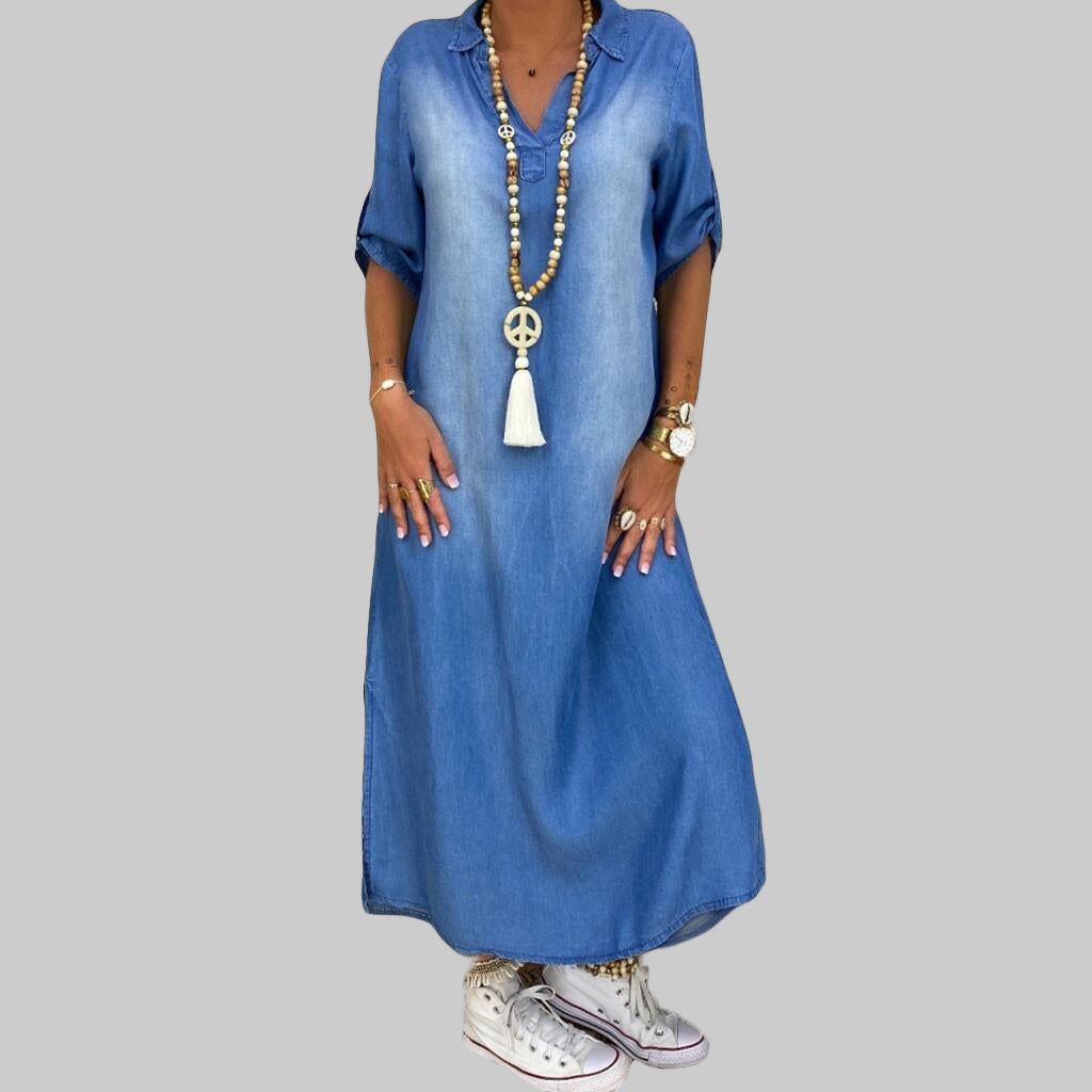 Luna Denim Dress null