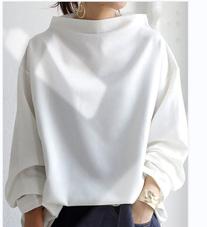 Elise High-Neck Soft Knit Top - Veryra