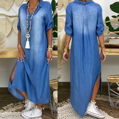 Luna Denim Dress null