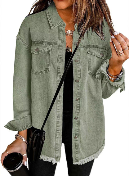 KATYA | Veste en Jean Classique et Quotidienne null