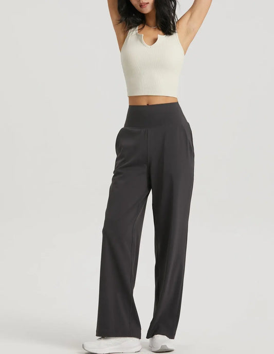 Flowra Relaxed Straight Pants - Veryra