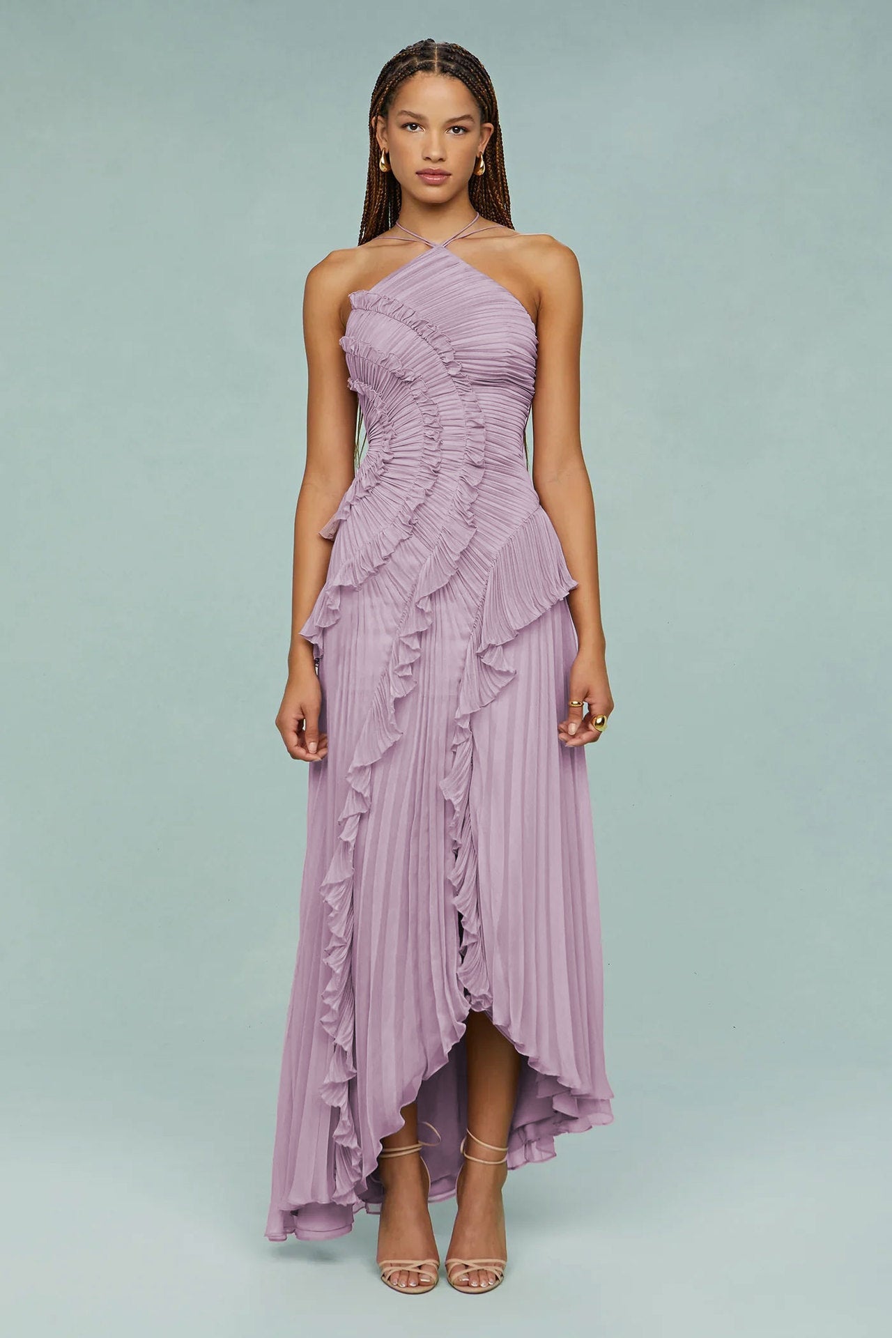 Éliane – Violet Dress with a Relaxed Fit (Copy) - Veryra